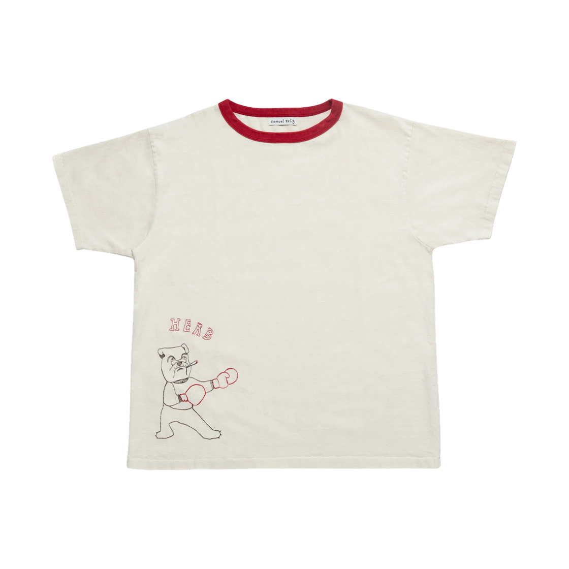 사무엘 젤리그 복싱 티셔츠 내츄럴(Samuel Zelig Boxing T-Shirt Natural)