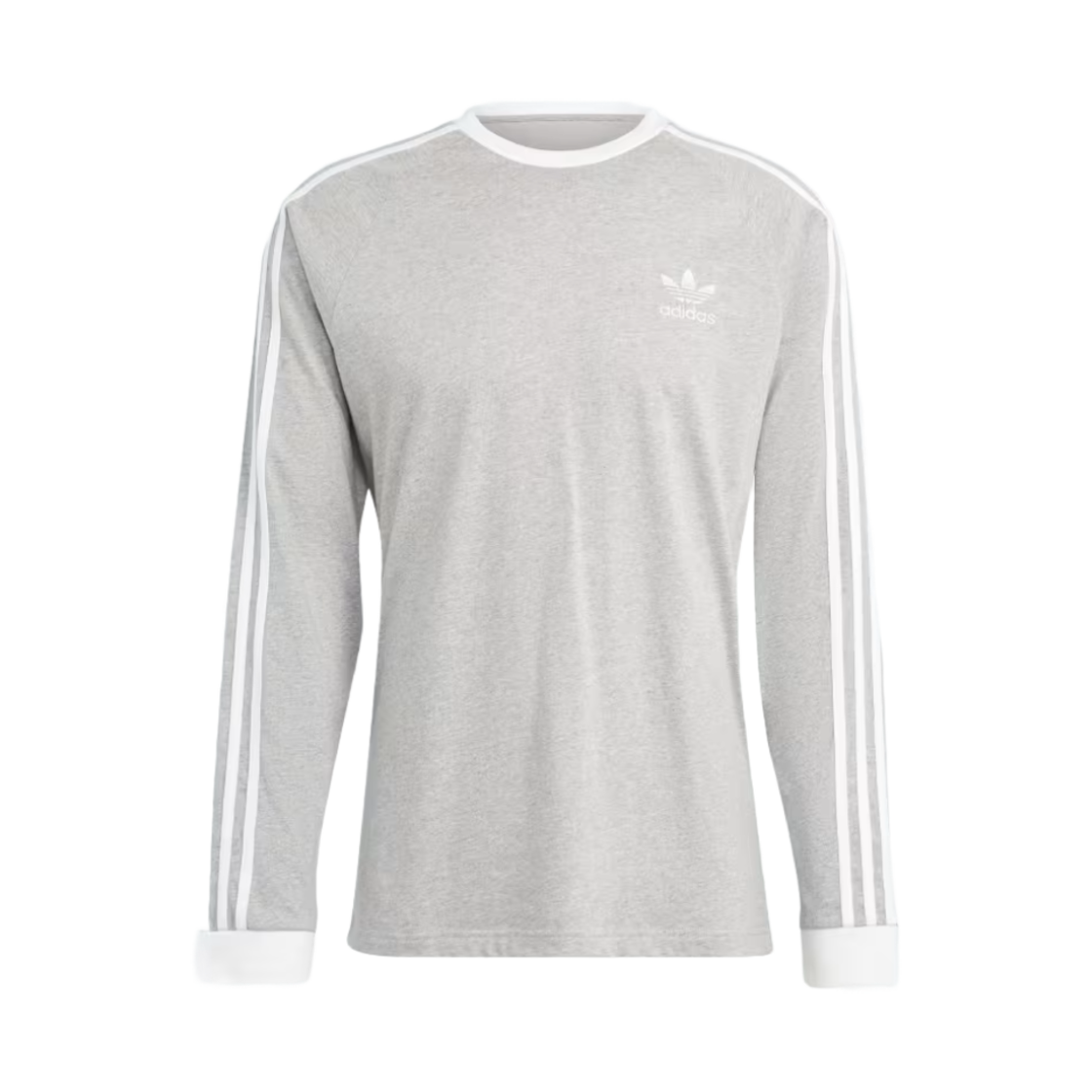 IM9429 Adidas Adicolor Classics 3S Long Sleeve T-Shirt Medium Grey Heather - KR Sizing