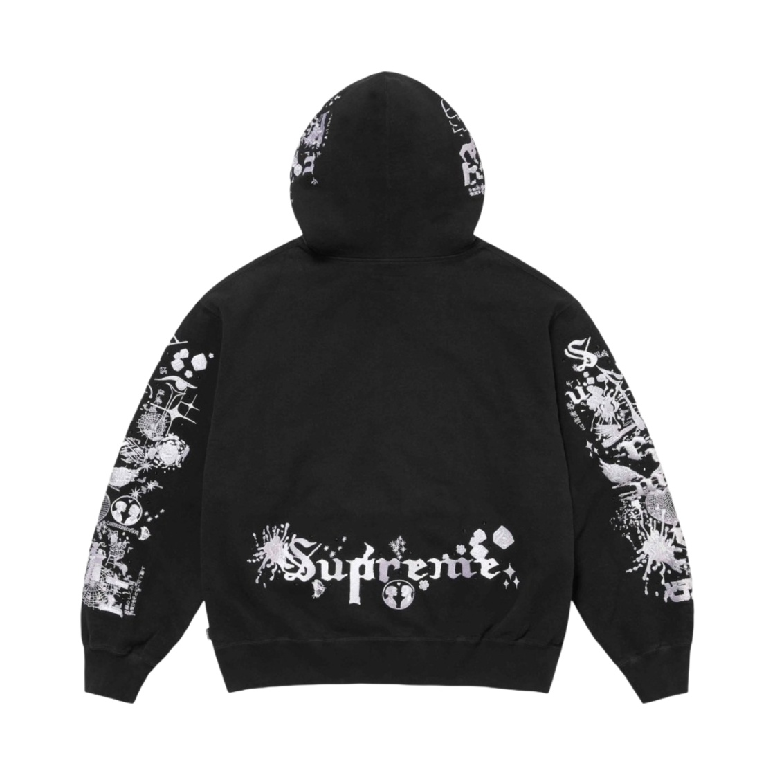 슈프림 아오이 집업 후드 스웨트셔츠 블랙 - 24SS | Supreme | KREAM