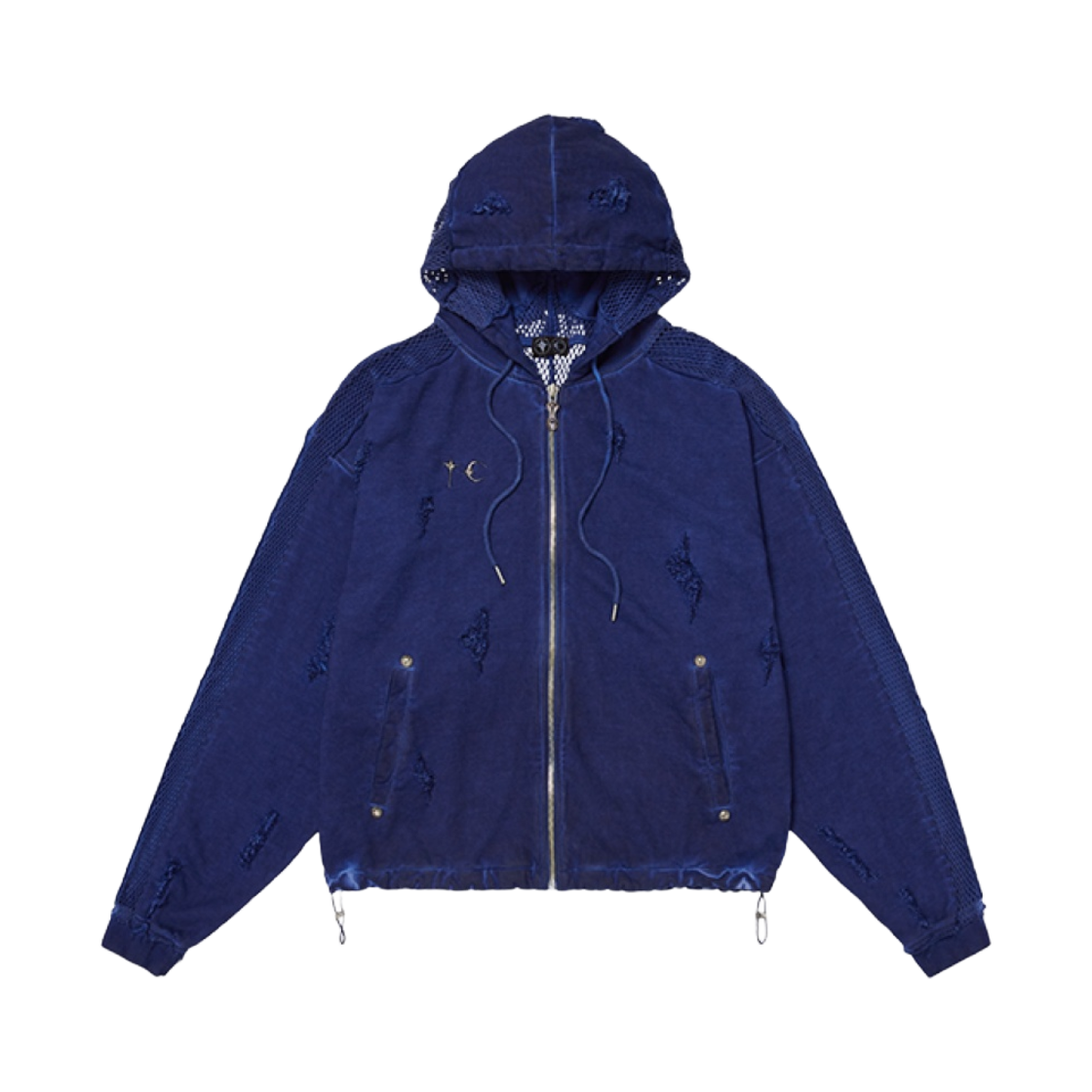 떠그 클럽 뎀 사운드 집업 블루(Thug Club Dem Sound Zip-Up Blue) - 1