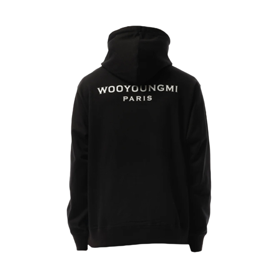 Tシャツ・カットソー WOOYOUNGMI 24FW Black Hooded Sweatshirt W243TS34729B 우영미 백로고 후드 티셔츠 블랙 - 24FW | Wooyoungmi | KREAM