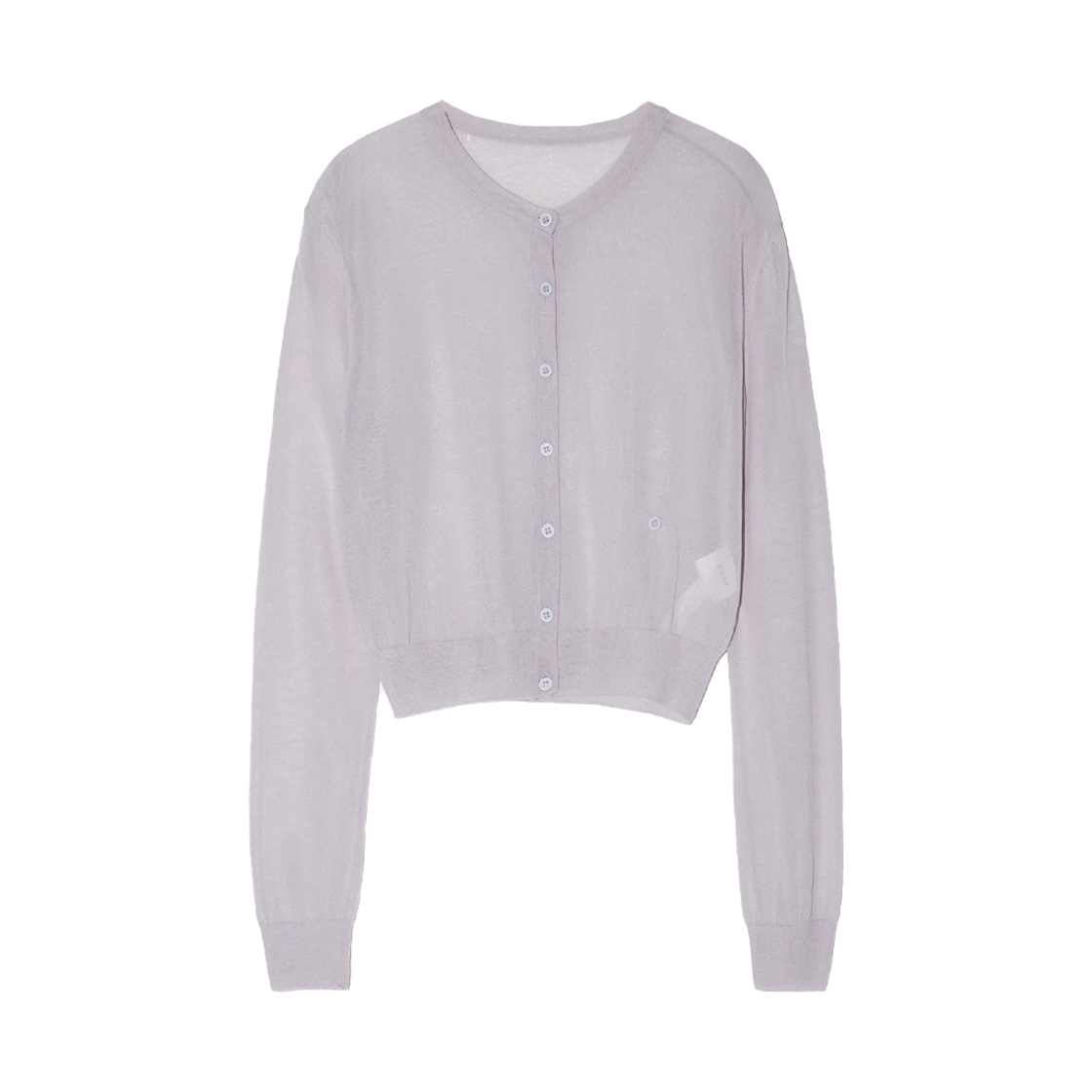 BESUKN005LV Enor Women Classic Sheer Cardigan Lavender