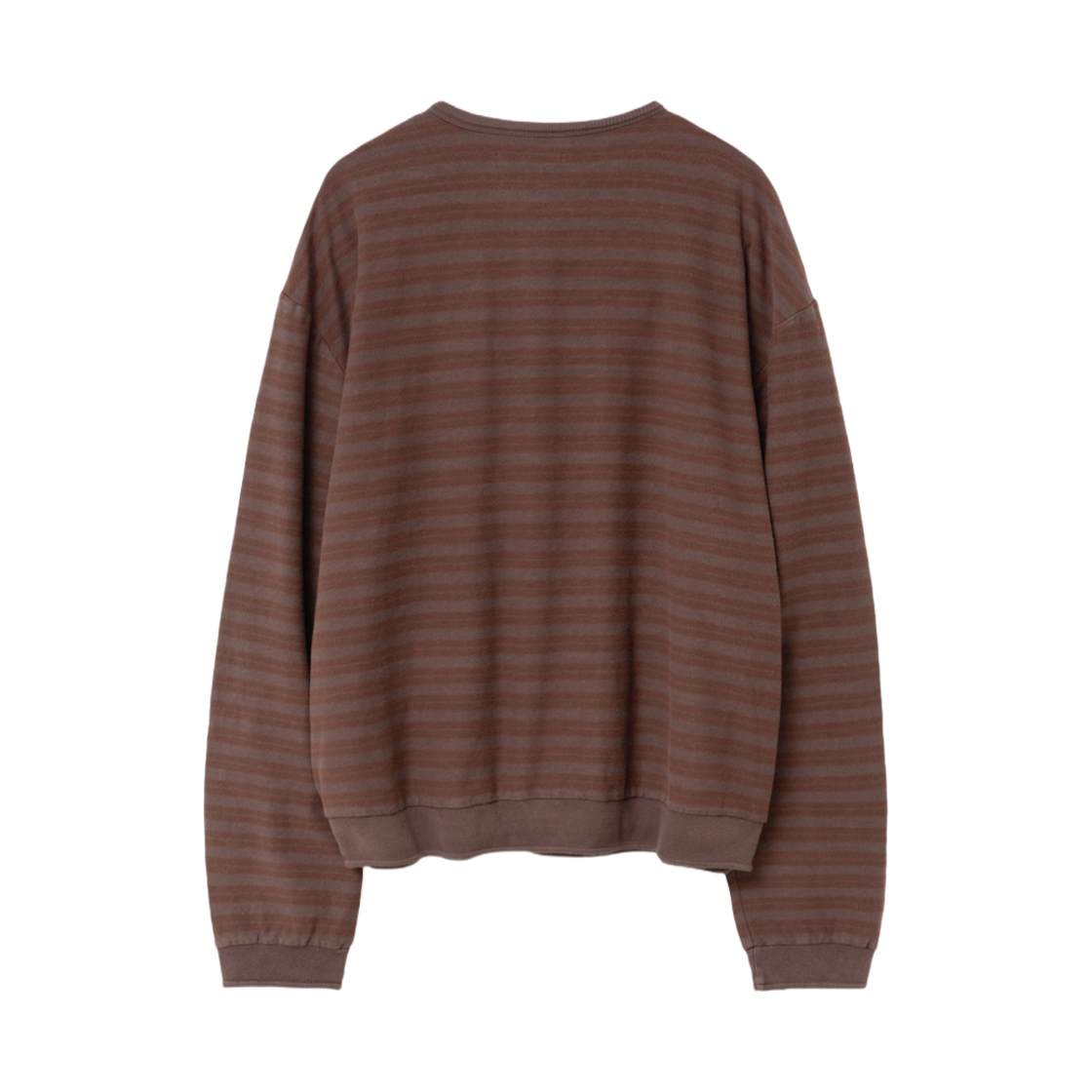 해칭룸 스트라이프 가디건 브라운 레드(Hatchingroom Stripe Cardigan Brown Red) - 2