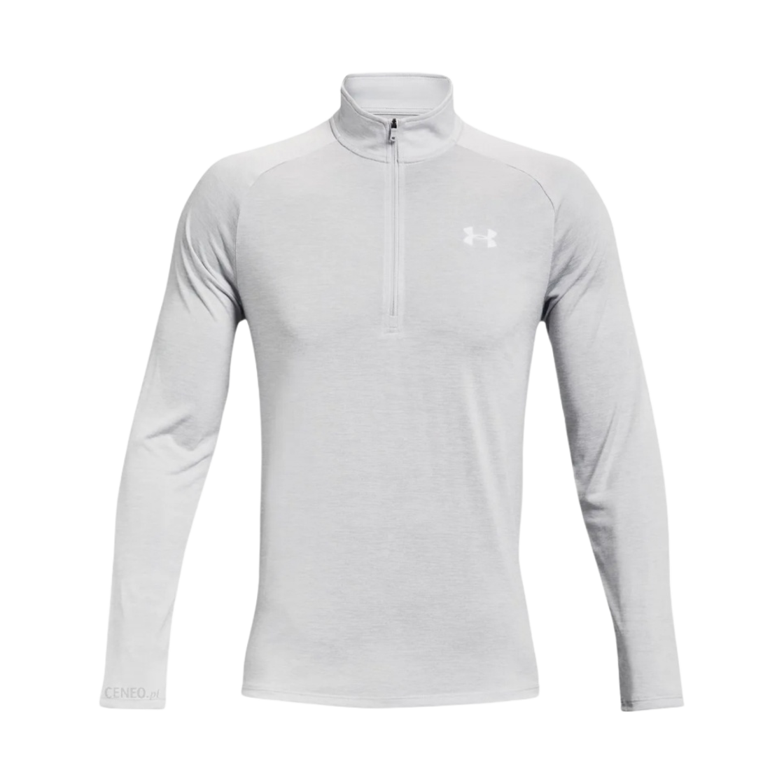 언더아머 테크 하프 집 롱슬리브 헤일로 그레이(Under Armour Tech Half Zip Long Sleeve Halo Gray)