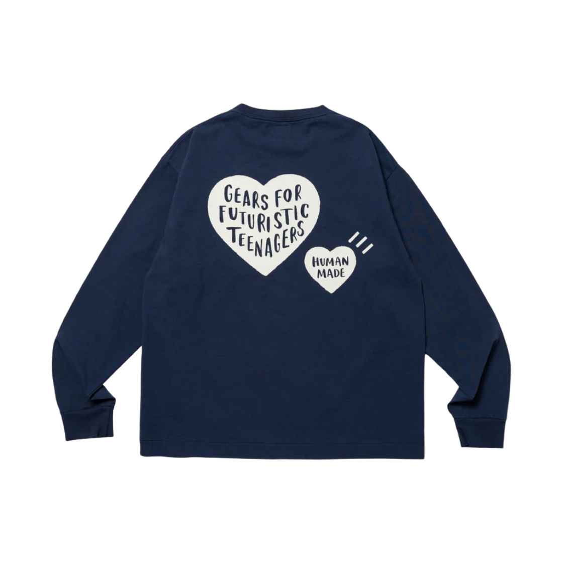 휴먼 메이드 그래픽 롱슬리브 티셔츠 #6 네이비 | Human Made