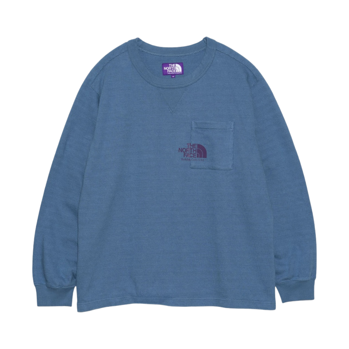 NT3405N The North Face Purple Label Field Long Sleeve Graphic T-Shirt Smoke Blue