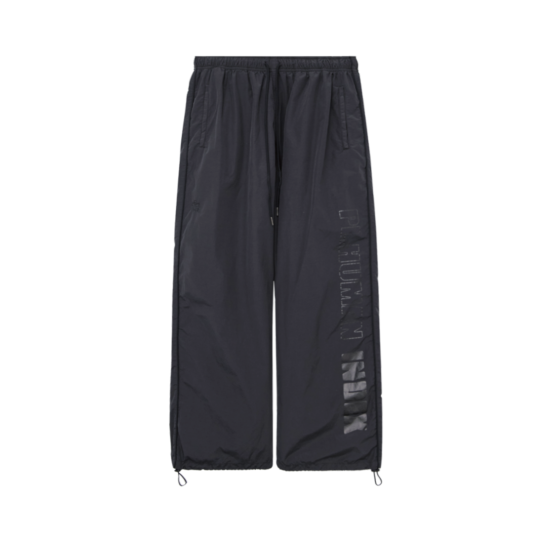 폴리테루 휴먼인덱스 인덱스 클래식 레터링 트랙 팬츠 잉크 네이비