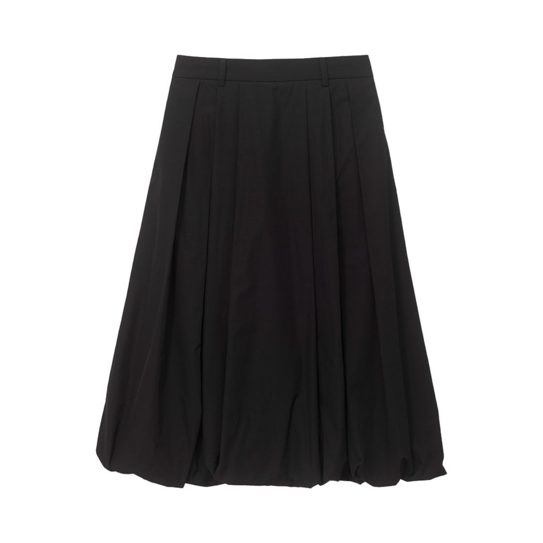 UDSK5A207BK Dunst Balloon Midi Skirt Black