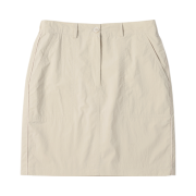 Siyazu SIST9045 Retro Flow Skirt Light beige