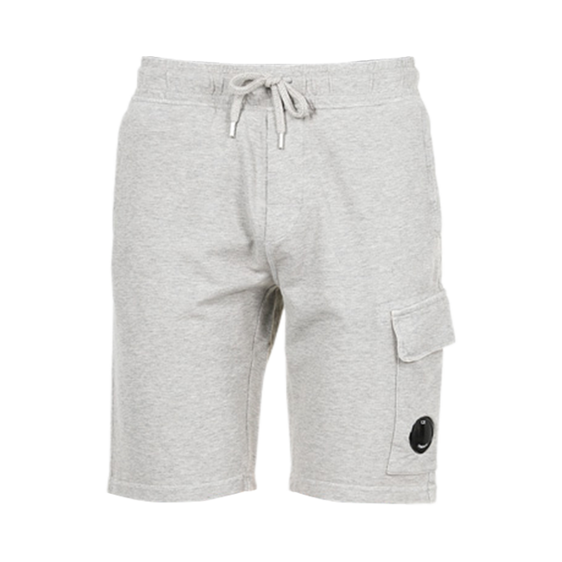18CMSB069A002246GM94 C.P. Company Light Fleece Cargo Lens Shorts Greystone Melange - 25SS