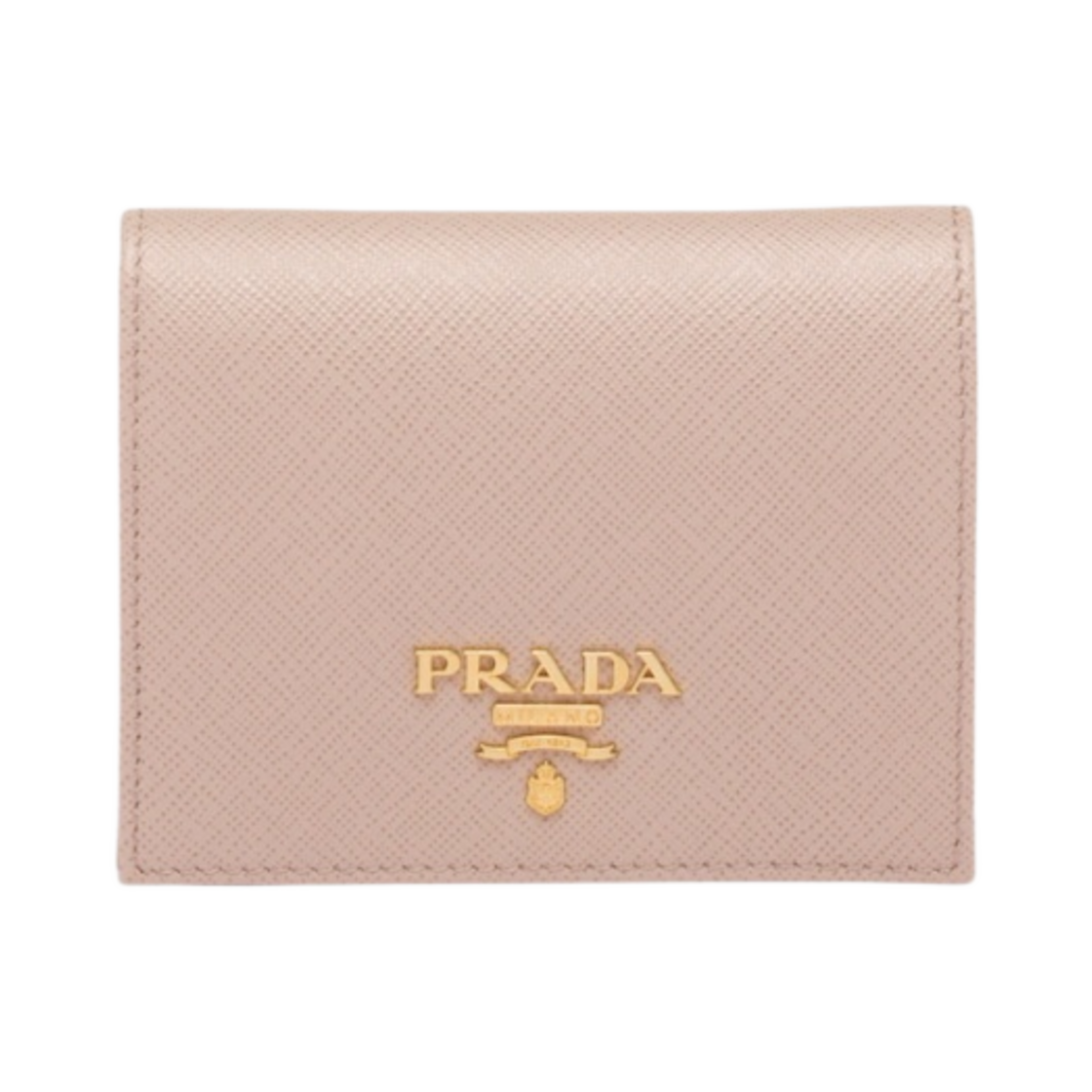 프라다 스몰 사피아노 레더 월렛 파우더 핑크 파이어리 레드(Prada Small Saffiano Leather Wallet Powder Pink Fiery Red) - 1