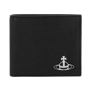 Vivienne Westwood Saffiano Leather Bi-Fold Wallet Black
