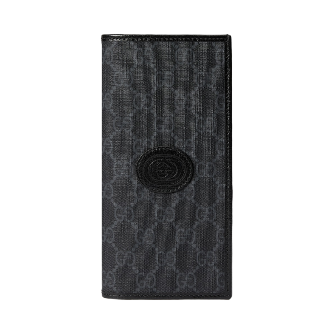 구찌 롱 지갑 인터로킹 G 블랙 슈프림(Gucci Long Wallet with Interlocking G Black Supreme) - 1