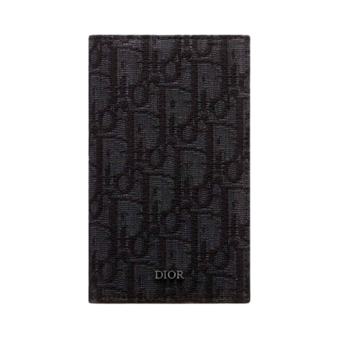 2ESCH147YSE-H03E Dior Bi-Fold Long Card Holder Black Dior Oblique Jacquard