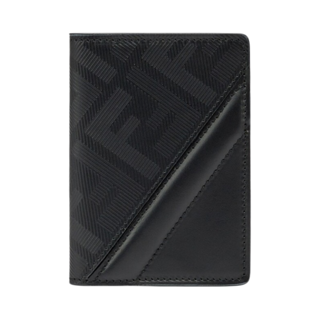 7M0349AP1TF0GXN Fendi Shadow Diagonal Card Holder Black