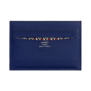 Hermes Citizen Twill Card Holder Epsom & Bleu Saphir Bordeux