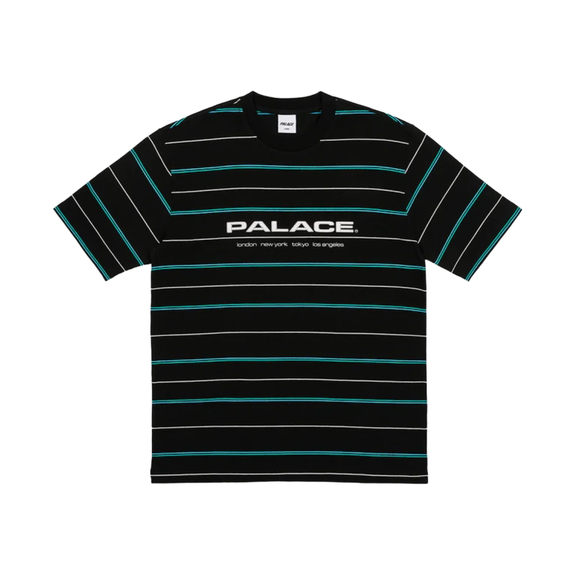 팔라스 시티 스트라이퍼 티셔츠 블랙 - 23SS(Palace City Striper T-Shirt Black - 23SS) - 1