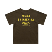 (Kids) Deus Ex Machina College Seoul T-Shirt Olive Green