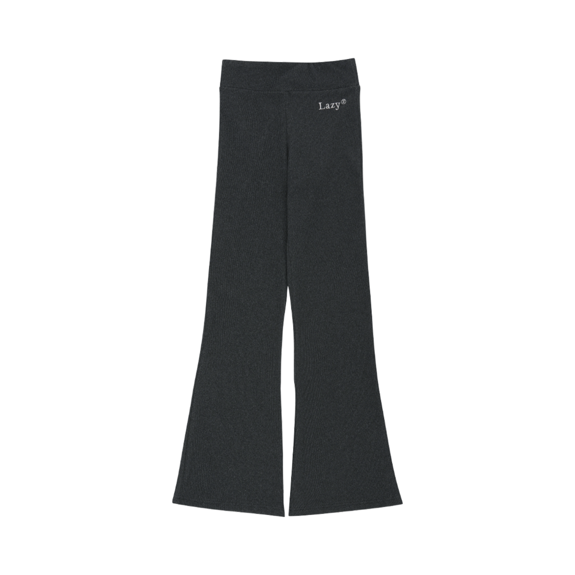 Soft touch bootcut banding pants - C Lazyz Soft Touch Bootcut Banding Pants Charcoal
