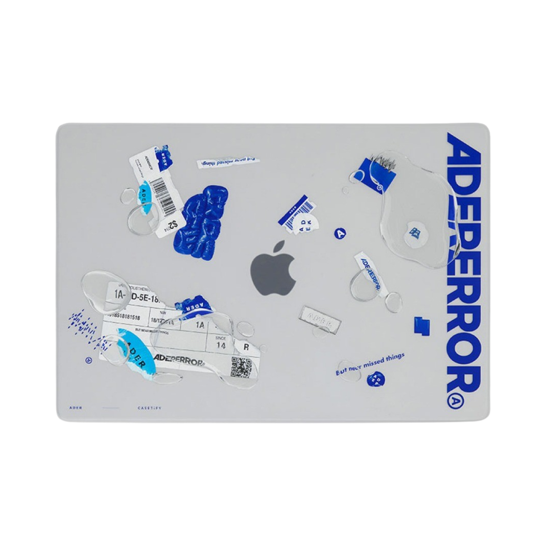 - Casetify x Ader Error Sticker MacBook Case Clear