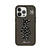 Casetify x Bearbrick 10th Anniversary Monogram Impact iPhone Case Double Black
