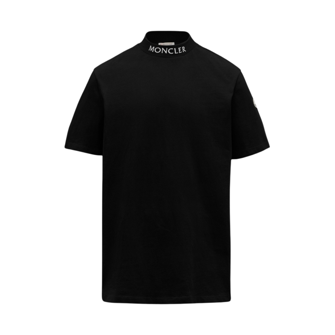 몽클레르 넥라인 로고 티셔츠 블랙 - 22FW(Moncler Neckline Logo T-shirt Black - 22FW) - 1