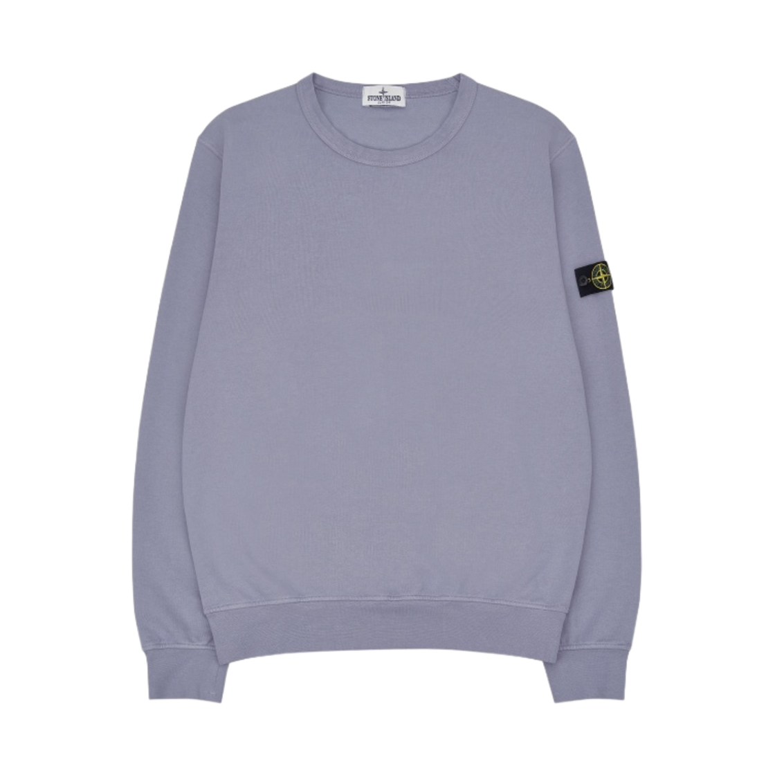 (키즈) 스톤 아일랜드 61340 코튼 플리스 크루넥 스웨트셔츠 라벤더 - 23SS((Kids) Stone Island 61340 Cotton Fleece Crewneck Sweatshirt Lavender - 23SS) - 1