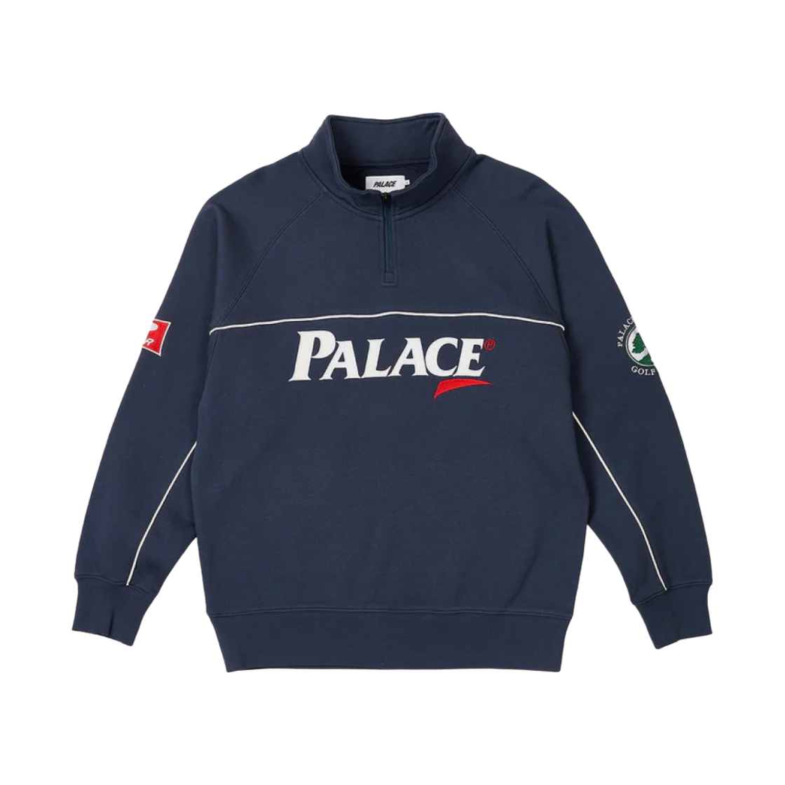 - Palace Par 1/4 Zip Funnel Navy - 23FW