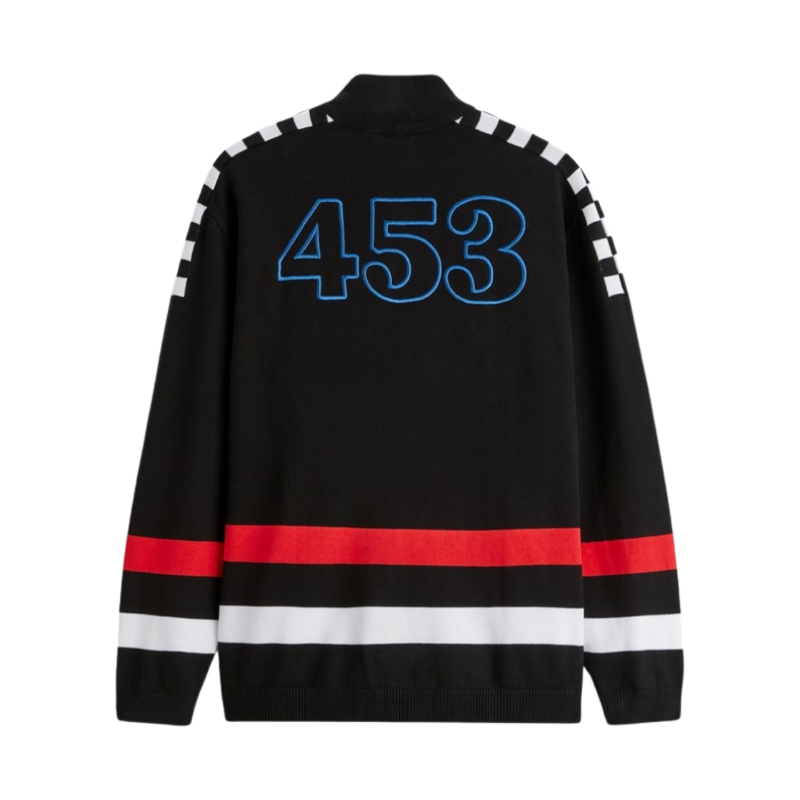 자라 자카드 지퍼 스웨터 블랙(Zara Jacquard Sweater with Zip Black)