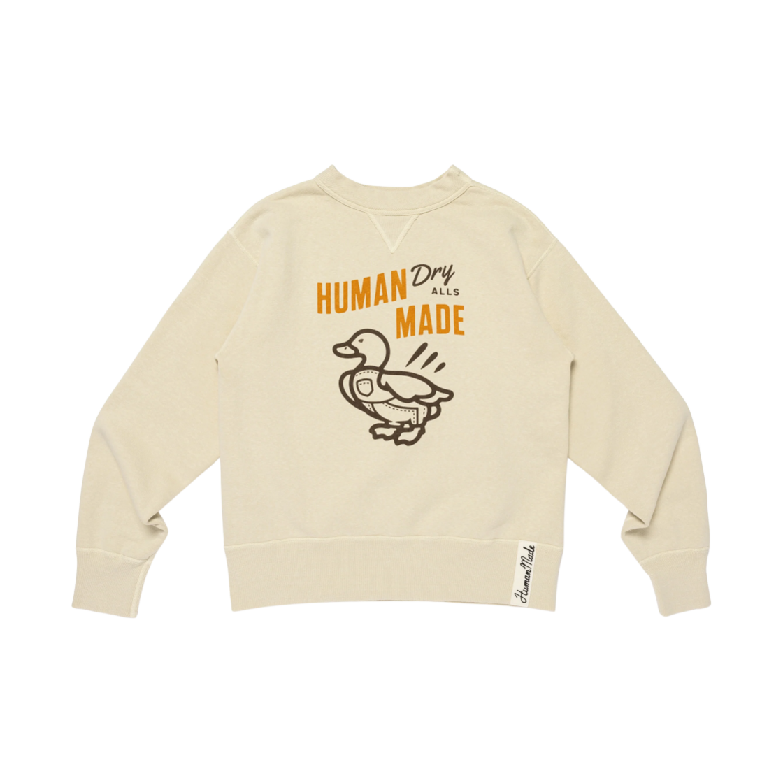 HM29CS014 Human Made Tsuriami Sweatshirt Beige