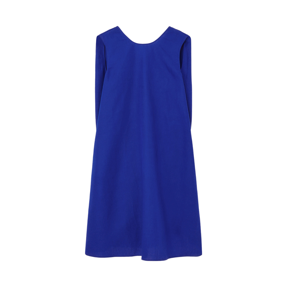 (W) 코스 트위스트 디테일 미니 드레스 브라이트 블루((W) COS Twist Detail Mini Dress Bright Blue)