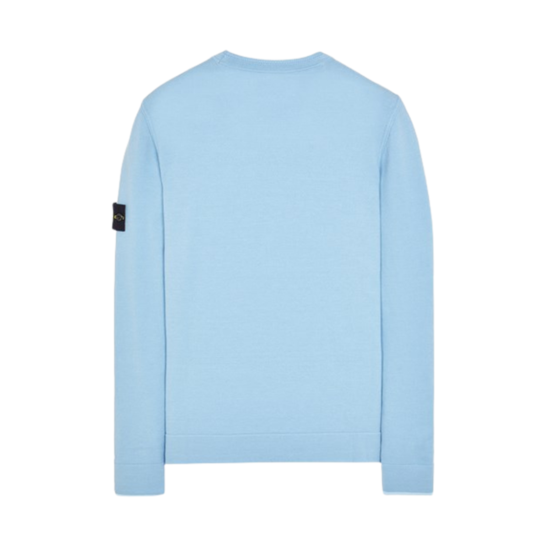 스톤 아일랜드 526A1 스타킹 스티치 스트레치 울 크루넥 니트 스카이 블루 - 23FW(Stone Island 526A1 Stocking Stitch Stretch Wool Crewneck Knit Sky Blue - 23FW) - 2