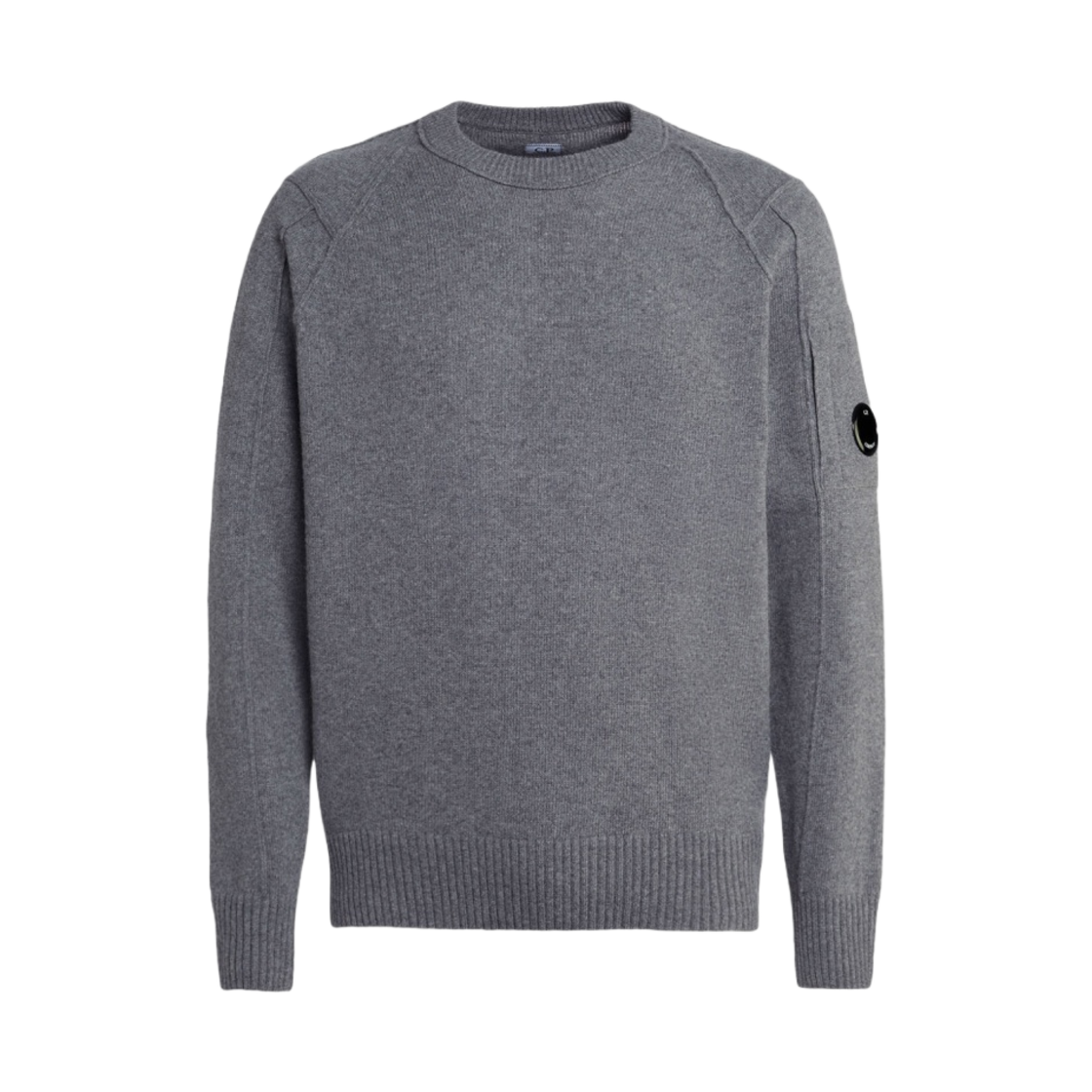 C.P. 컴퍼니 램스울 점퍼 타막 그레이- 23FW(C.P. Company Lambswool Jumper Tarmac Grey - 23FW) - 1