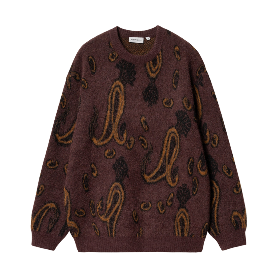 칼하트 WIP 메드포드 스웨터 벅아이 페이즐리 자카드(Carhartt WIP Medford Sweater Buckeye Paisley Jacquard) - 1
