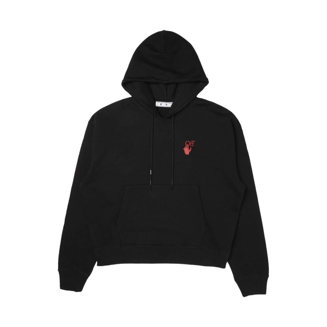 오프화이트 스타드 애로우 오버 후드 블랙 레드(Off-White Starred Arrow Over Hoodie Black Red) - 2