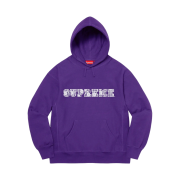 Supreme Lace Hooded Sweatshirt Purple - 22SS