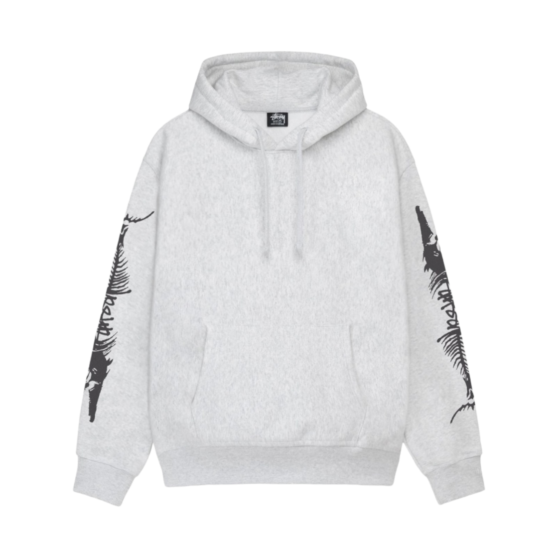 1925065 Stussy Barracuda Hoodie Ash Heather