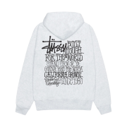Stussy California Grown Hoodie Ash Heather
