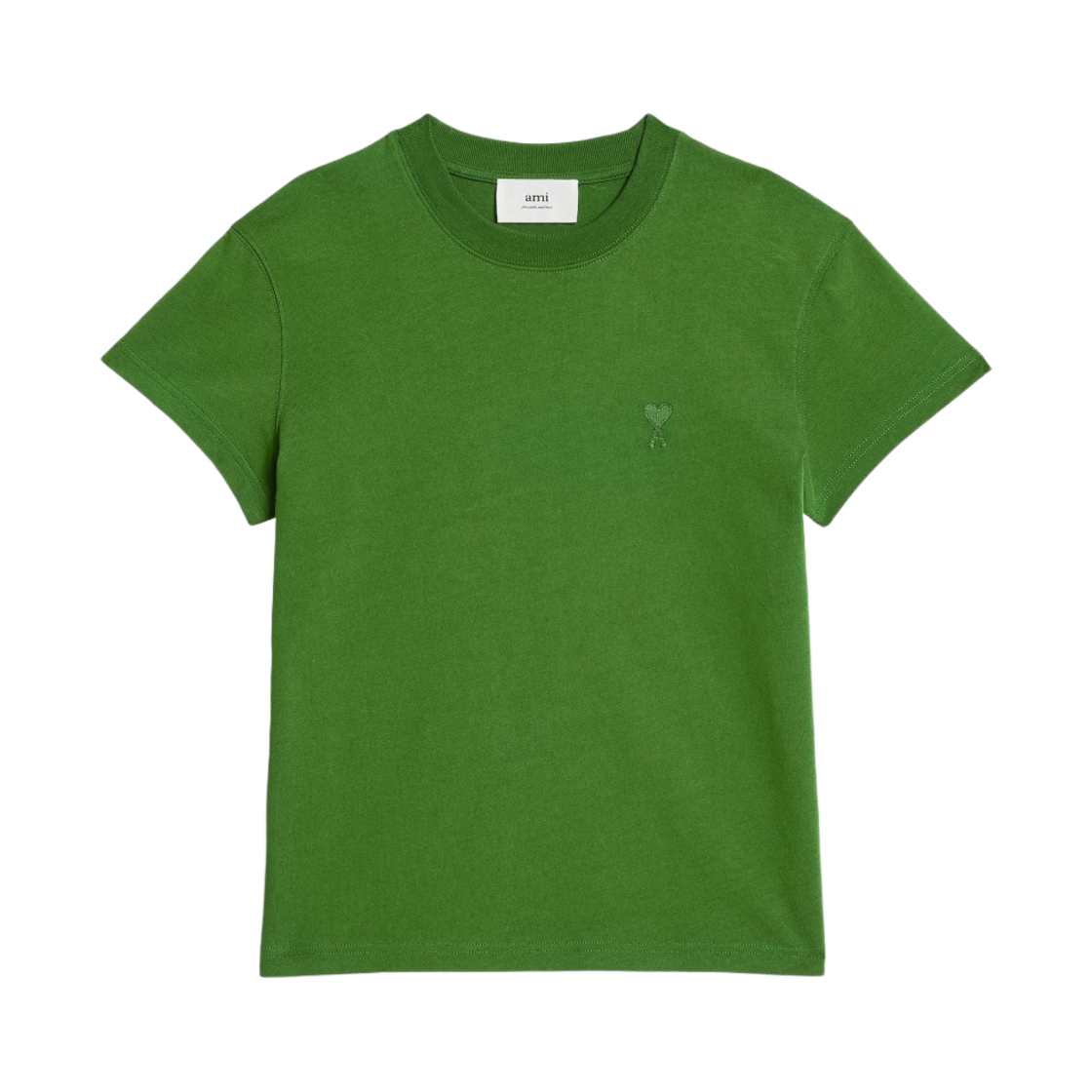E23/UTS022-726-311 AMI Tonal de Coeur T-Shirt Evergreen
