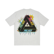 Palace Tri-Lottie T-Shirt Grey Marl - 23FW