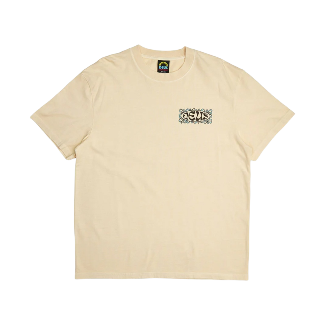 DMP241296B-DWH Deus Ex Machina Paddle T-Shirt Dirty White