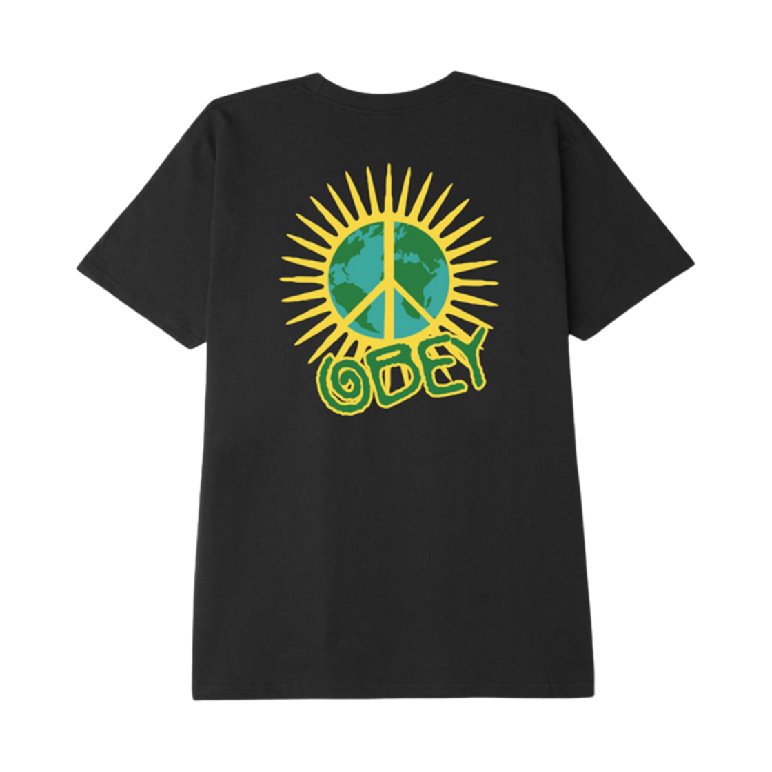 오베이 월드 파즈 클래식 티셔츠 블랙(Obey World Paz Classic T-Shirt Black) - 1
