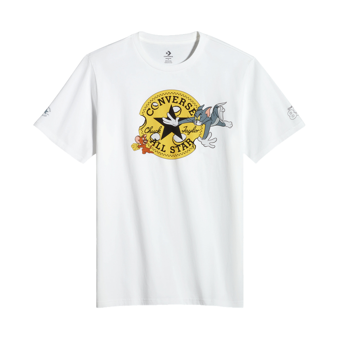10028754-A01 Converse x Tom & Jerry Graphic T-Shirt White