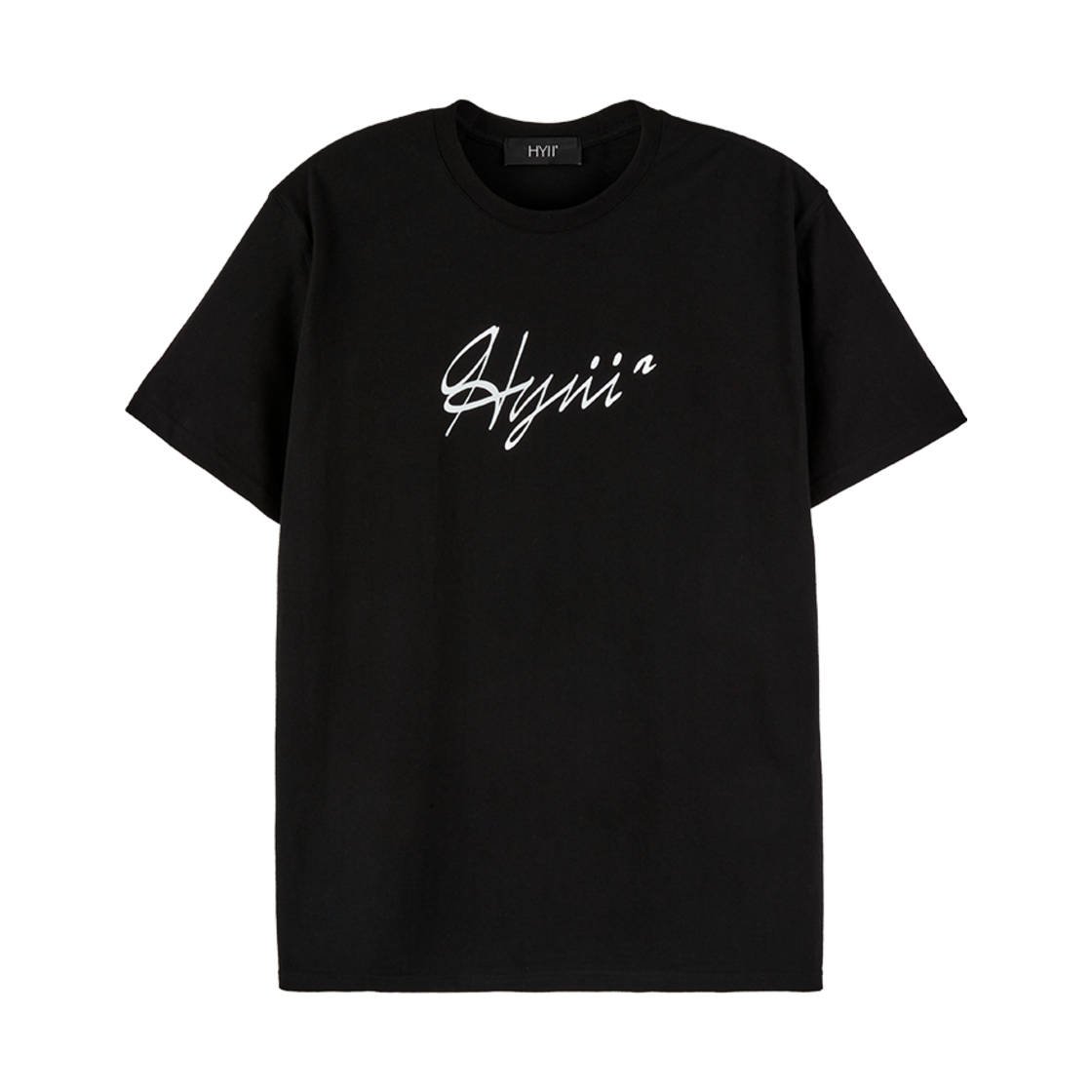 하이투 핸드라이팅 프린트 티셔츠 블랙(HYII Handwriting Print Tshirt Black)