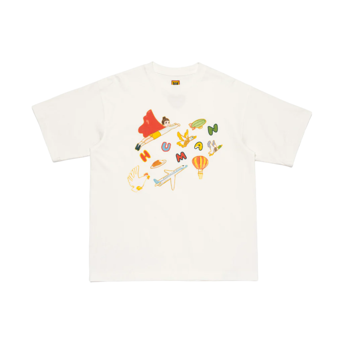 휴먼 메이드 케이코 소오토메 티셔츠 사이드 A 화이트(Human Made Keiko Sootome T-Shirt Side A White) - 1