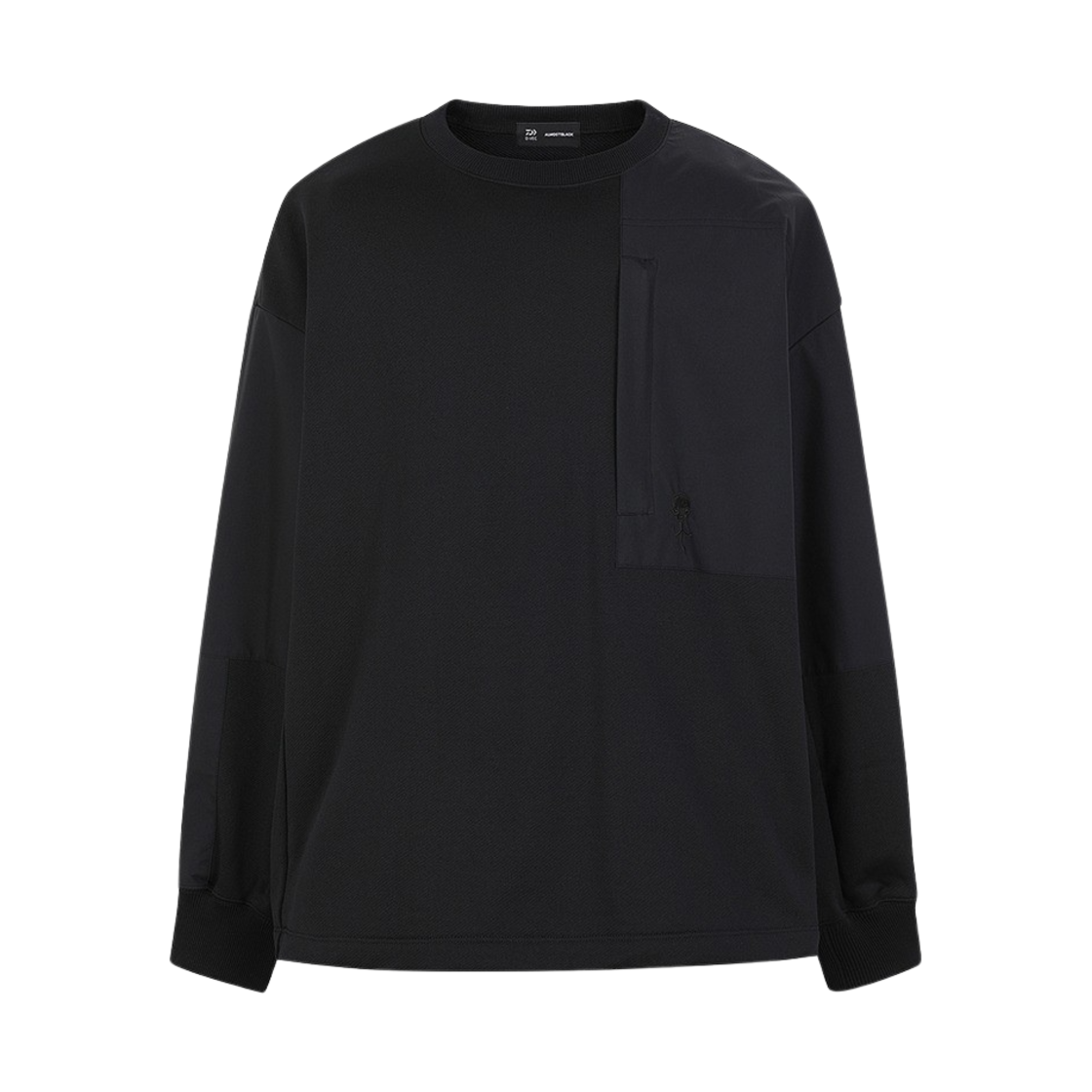디벡 하이브리드 플리스 롱 티셔츠 블랙 - 24FW(D-VEC Hybrid Fleece Long T-Shirt Black - 24FW)