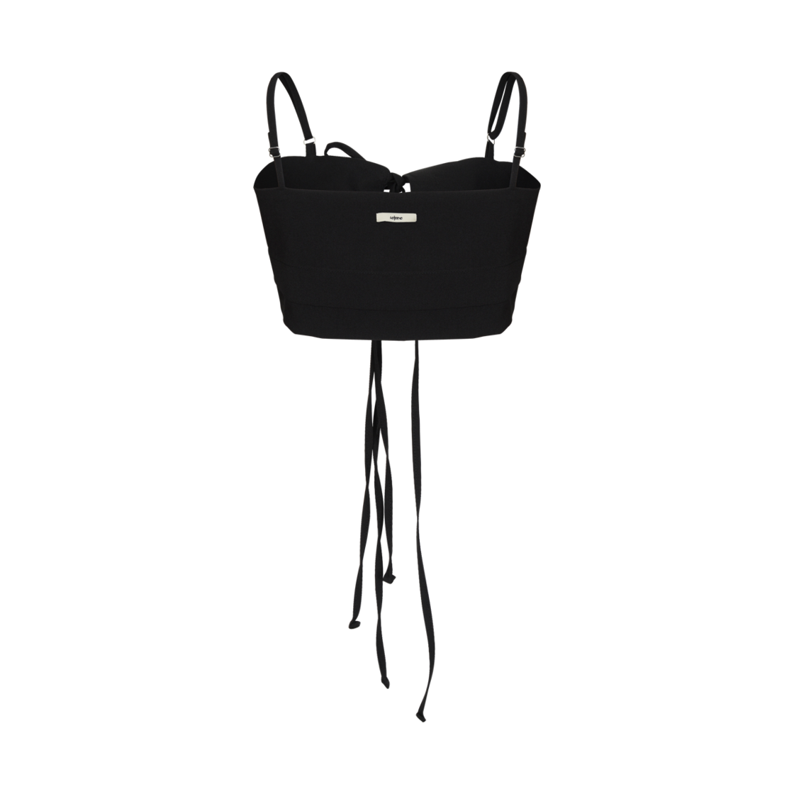 lr24fw10 Leterie Strap Cropped Bustier 2 Color