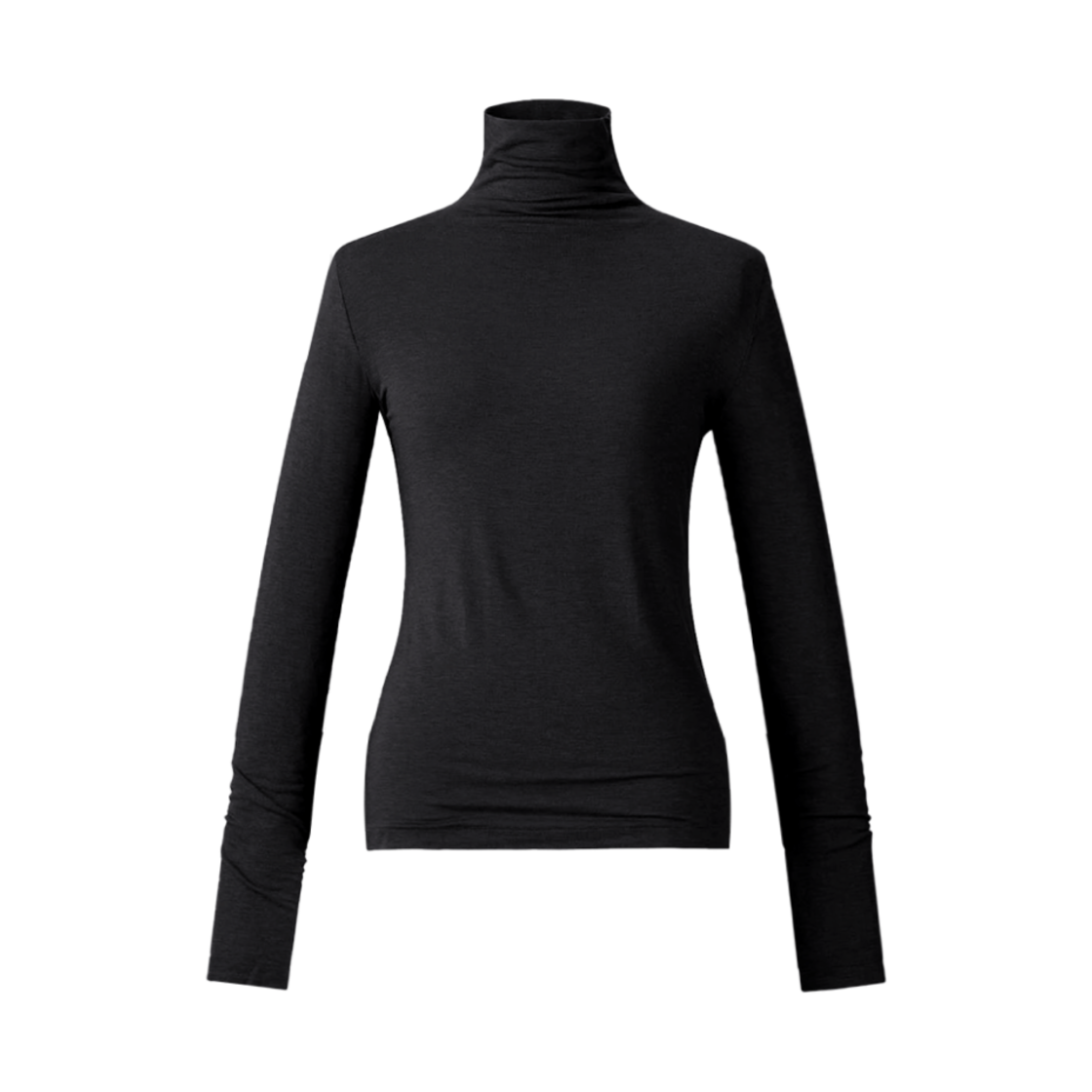 471601-09 / 485825-09 / 478954-09 (W) Uniqlo C Heattech Cashmere Blend Turtle Neck Long Sleeve T-Shirt Extra Warm Black - JP