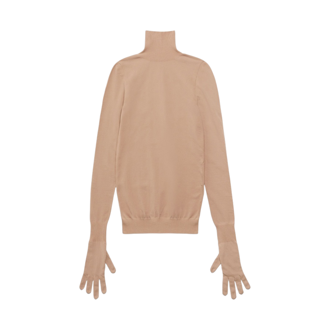 (W) 발렌시아가 글러브 스웨터 라이트 베이지((W) Balenciaga Gloves Sweater Light Beige) - 1