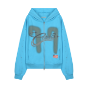 Cotchs Lucky77 Hooded Zip Up Blue